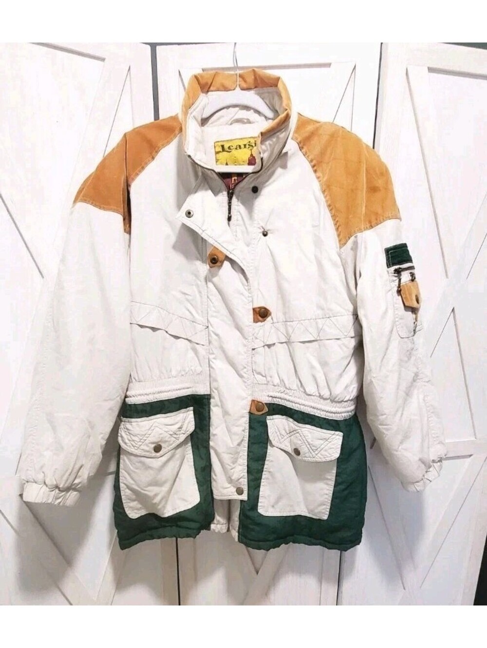 Learsi  Vintage Women's Full Zip Windbreaker Jacket Size Large
